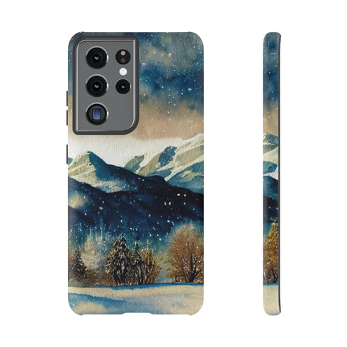 Snowy Colorado Rocky Mountains - Impact Resistant Phone Case Samsung Galaxy S21 Ultra Matte